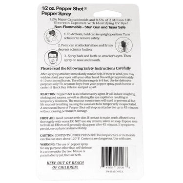 Pepper Shot 1.2% MC 1/2 Oz Halo Holster